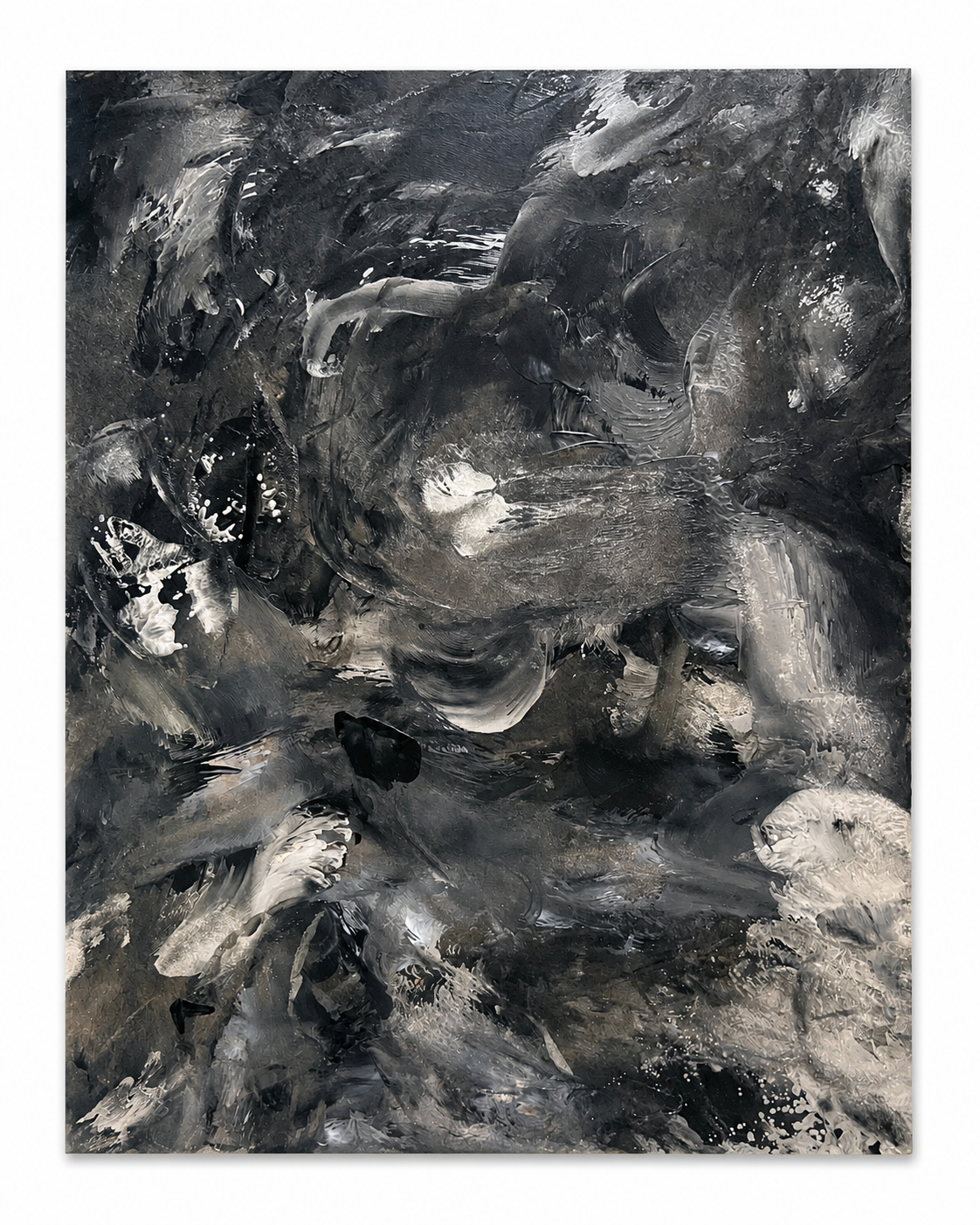 Gravity 3 — Wax on wood panel · Size: 50 x 40 cm · Price: £150
