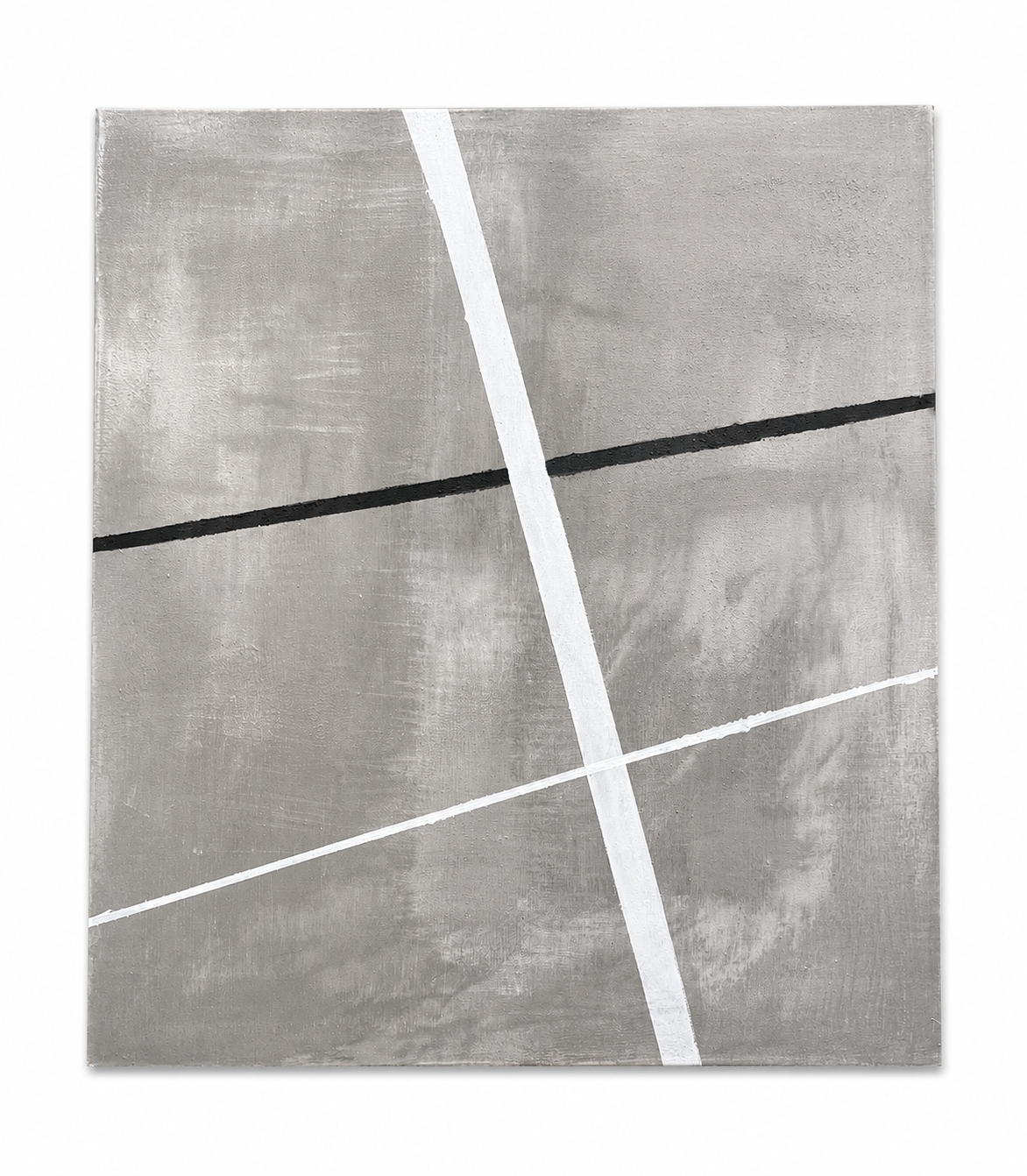 Home — Earth paint, meteorite, charcoal, tourmaline, quartz, chalk on canvas · Size: 80 x 70 cm · Price: £195